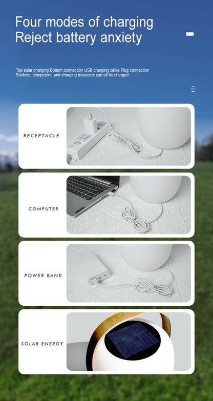 AuraBox | Solar LED Outdoor Lamp – Waterproof & Colour Changing