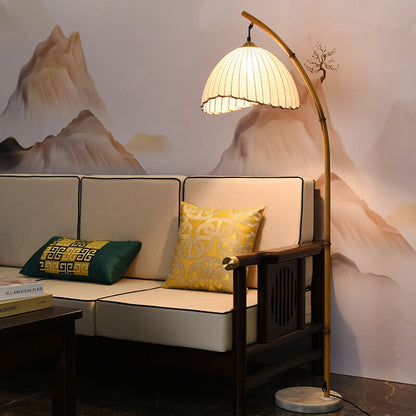 MarboLight | Retro Zen Simulation Bamboo 1-Light Floor Lamp