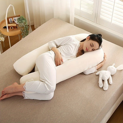 MumCloud | Washable Velvet-Covered U-Shaped Maternity Pillow