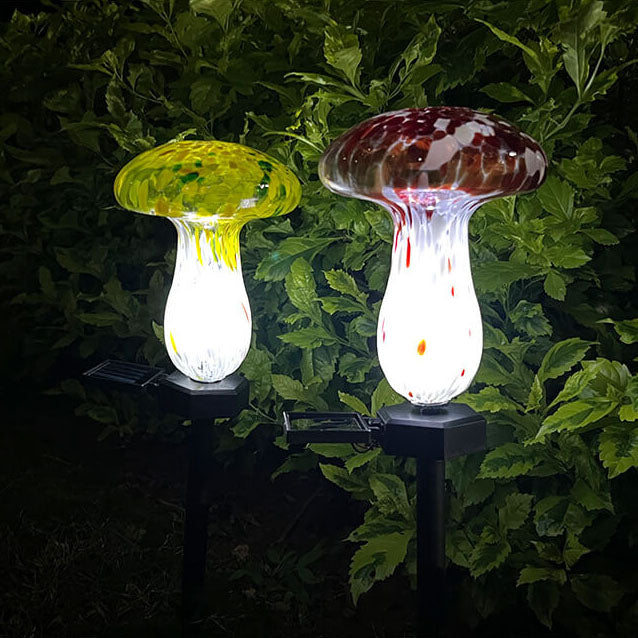 FlameGlow | Solar Glass Light with Flame Effect