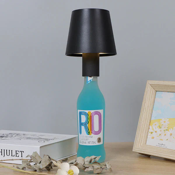 SerenityLuxe | Elegant & Portable Wine Table Lamp