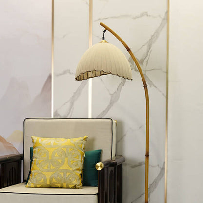 MarboLight | Retro Zen Simulation Bamboo 1-Light Floor Lamp