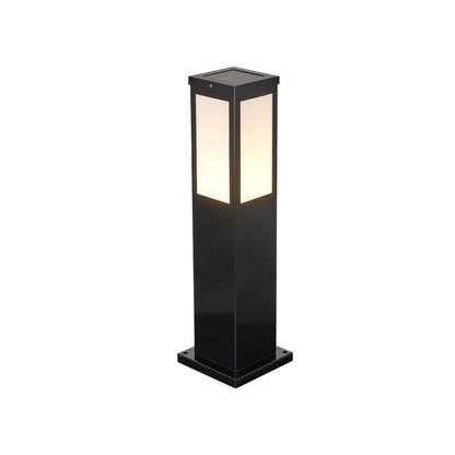 GlowPost | Modern Solar Garden Column Outdoor Waterproof Path Light