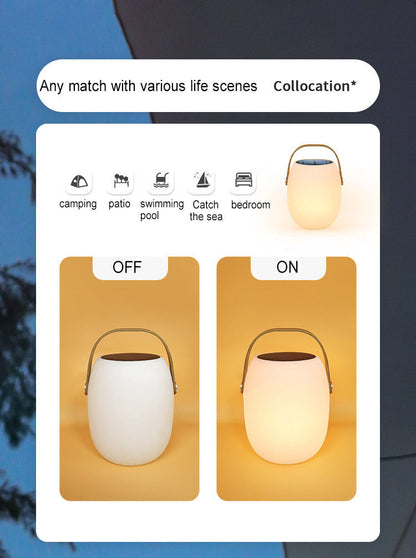 AuraBox | Solar LED Outdoor Lamp – Waterproof & Colour Changing