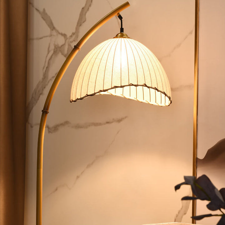 MarboLight | Retro Zen Simulation Bamboo 1-Light Floor Lamp