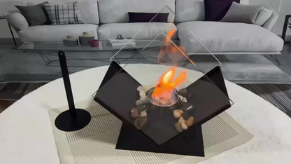 FestiveFlame | Classic Fireplace – Compact Indoor & Outdoor Ambience