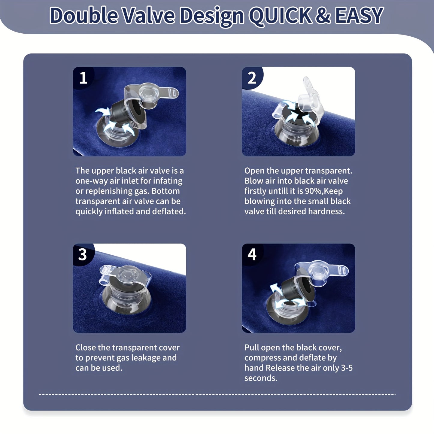 RestRise | Inflatable Wedge Pillow – 45° Tilt for Circulation & Recovery