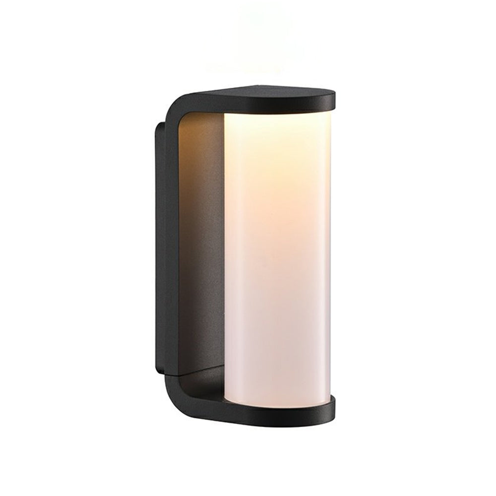 NovaShine | Trendy Black & White Outdoor Wall Light