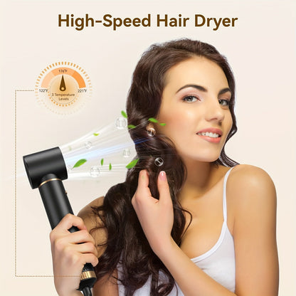 GlamFlow | 5-in-1 Hair Styler – Ionic Curling, Straightening & Volume Tool