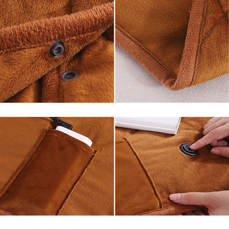 SnugGlow | USB Heated Blanket – 3 Heat Levels & Auto Shut-Off