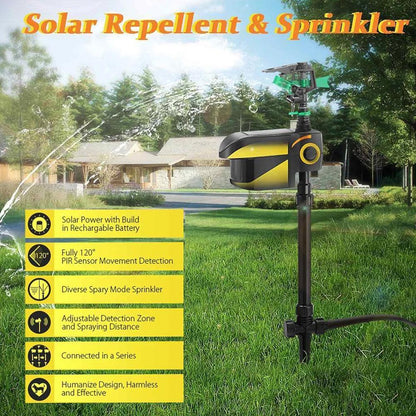 DeerGuard | Motion-Activated Sprinkler System for Deer with Solar Power