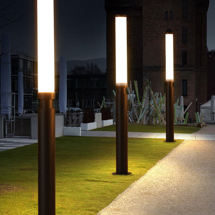 PathBeam | Modern Acrylic Waterproof Creative Lipstick Design LED Outdoor Lawn Lamp