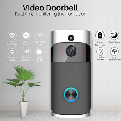 LuxGuard | Wireless Video Doorbell with Battery for Ultimate Security
