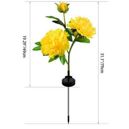 PeonyGlow | Creative LED Sunflower Light for Garden & Landscape