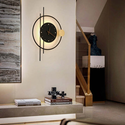 GlowClock | Modern Wall Lamp with Clock