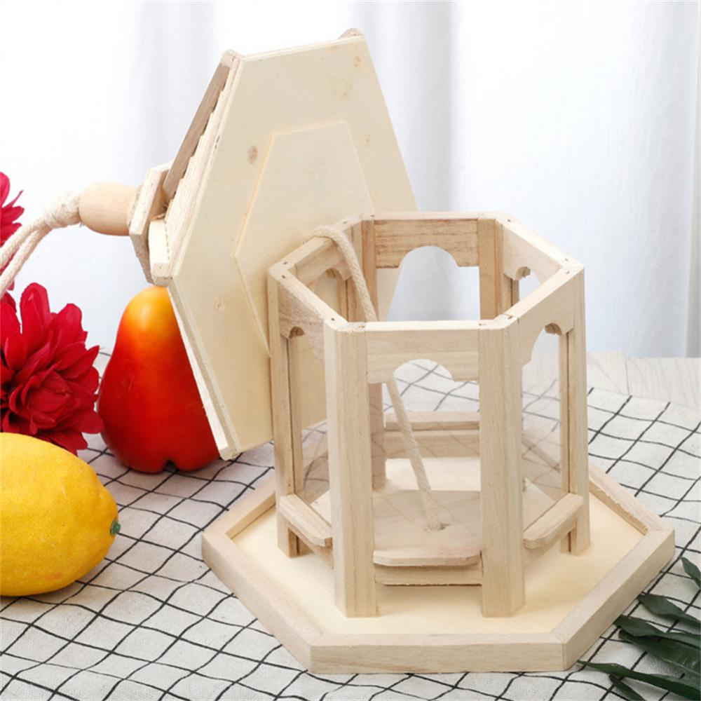 FeatherView | Wooden Transparent Household Birdhouse