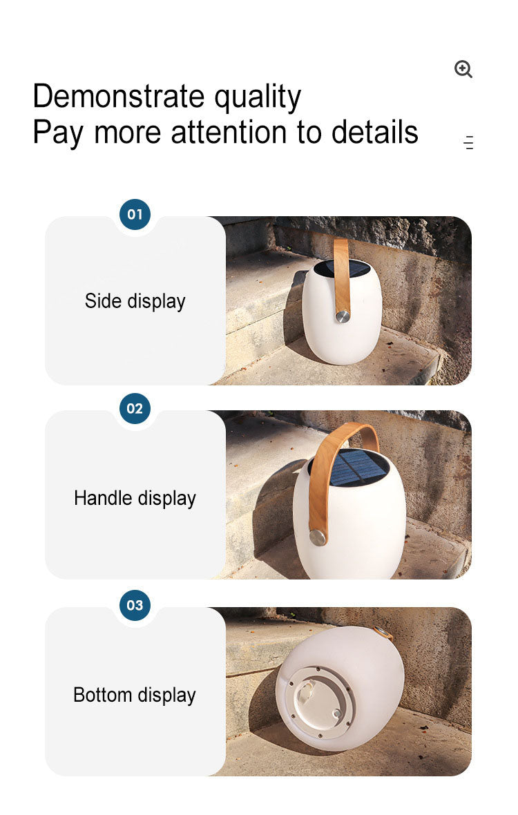 AuraBox | Solar LED Outdoor Lamp – Waterproof & Colour Changing