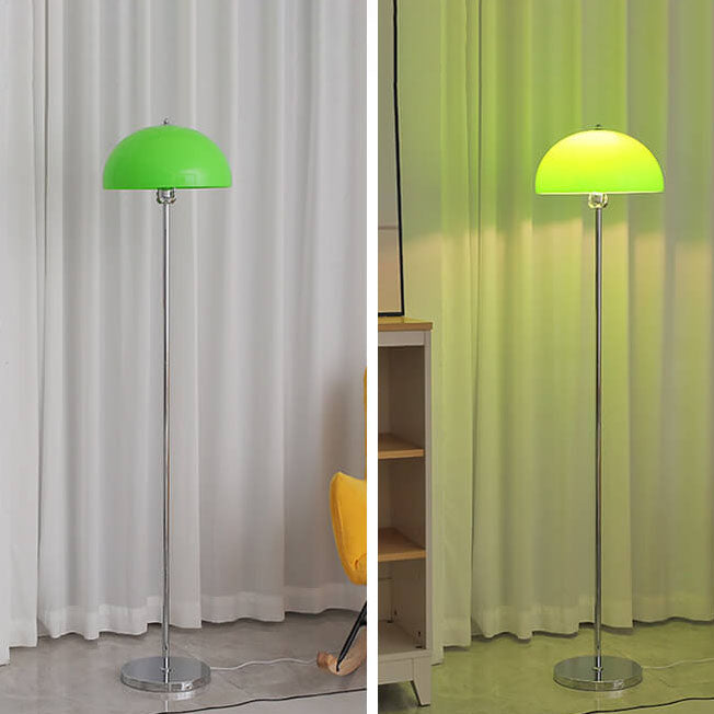 LightBloom | Nordic Vintage Acrylic Clear Dome 1-Light Floor Lamp