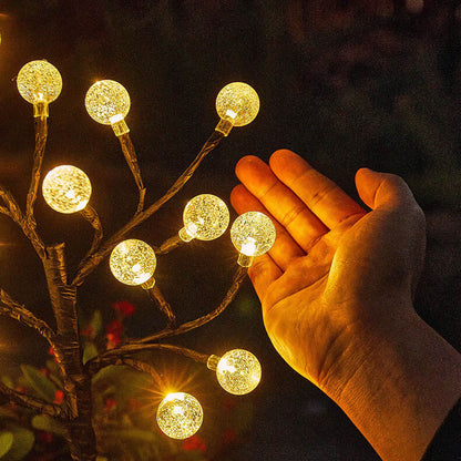 CrystalPath | Solar-Powered Garden Light with Crystal Shine