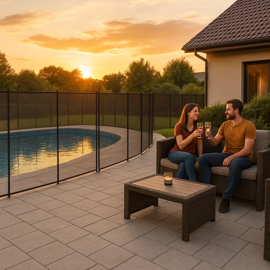 SafeSwim | Removable Safety Fence for Pools & Gardens