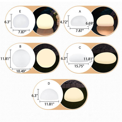 SolLumina | Solar-Powered Waterproof PE Spherical LED Outdoor Decorative Light