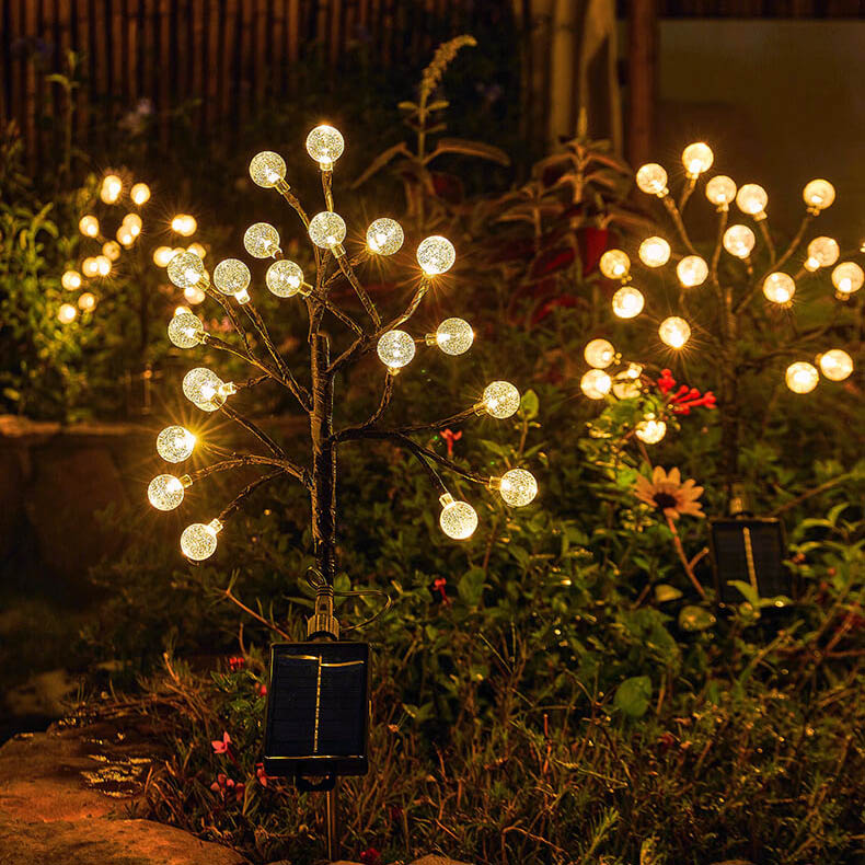 CrystalPath | Solar-Powered Garden Light with Crystal Shine
