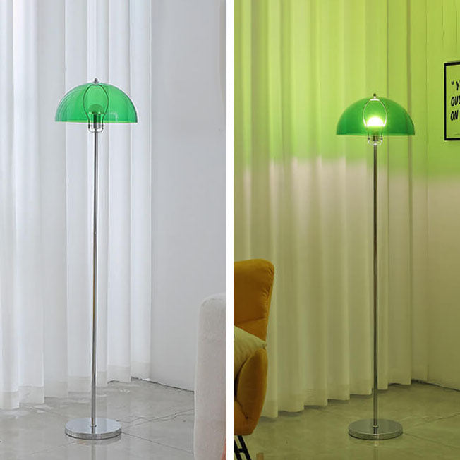 LightBloom | Nordic Vintage Acrylic Clear Dome 1-Light Floor Lamp