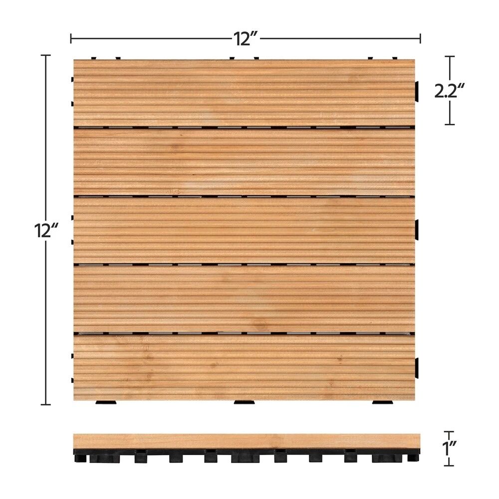 SnapDeck | Connected Wooden Tiles for Indoors & Outdoors