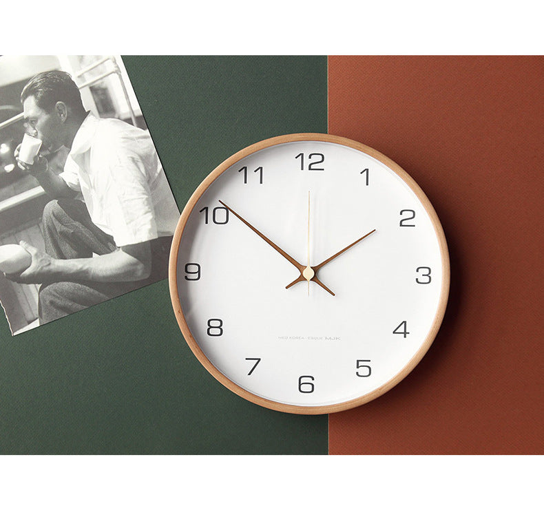 TimberTick | Elegant Wood Wall Clock