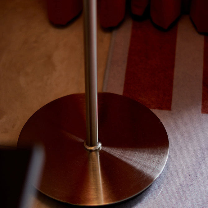 NostalgiaGlow | Contemporary Retro Mushroom Hardware Glass 2-Light Floor Lamp for the Living Room