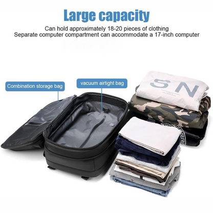 PackForm | Structured 60L Compression Rucksack for Travel & Everyday Use
