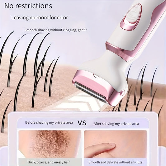 LuxeCare | Rechargeable ladies' shaver - Gentle 4-in-1 care everywhere