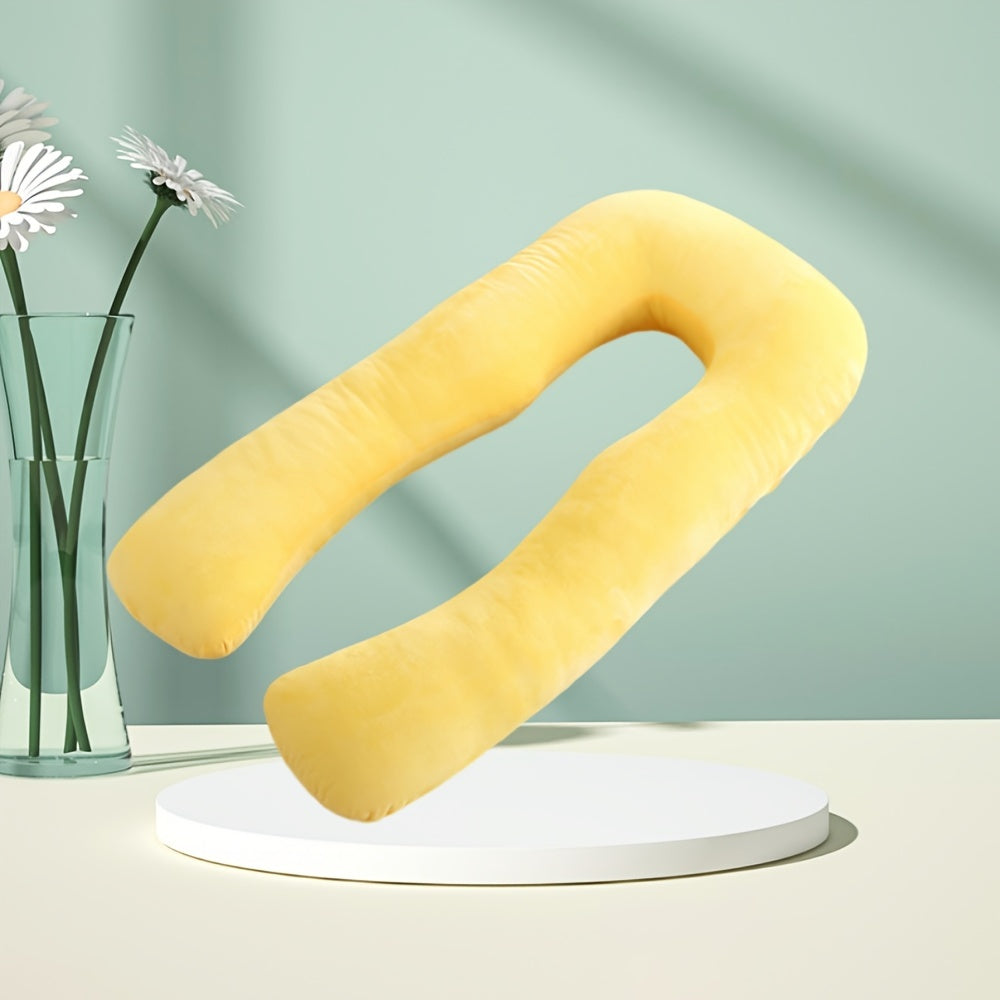 MumCloud | Washable Velvet-Covered U-Shaped Maternity Pillow