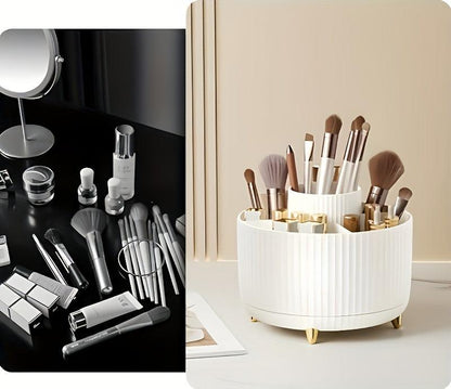 GlamSpin | 360° Cosmetic & Jewellery Organiser – Rotating & Space-Saving