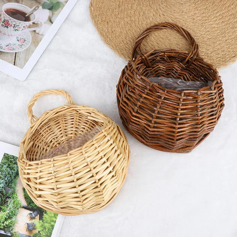 WickerGrove | Versatile & Elegant Wicker Plant Holder