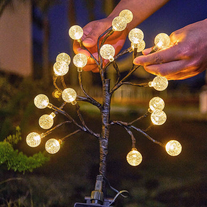 CrystalPath | Solar-Powered Garden Light with Crystal Shine