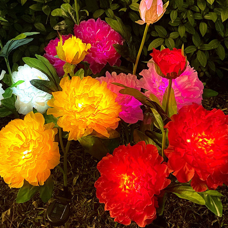 PeonyGlow | Creative LED Sunflower Light for Garden & Landscape