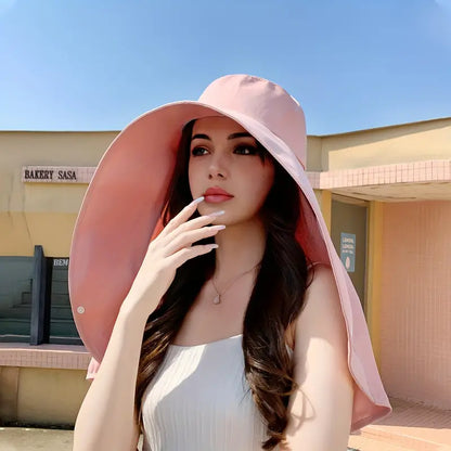SunGrace | Elegant Sun Hat with Wide Brim for Women