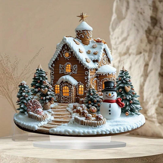 LumiCasa | Gingerbread House Light – Festive Christmas Centrepiece