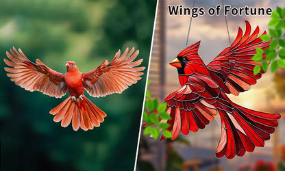 JoyWings | Coloured Window Hanger with Hummingbird Sun Catcher