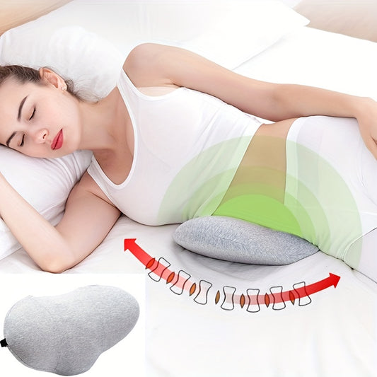 SpineEase | Orthopedic Pillow – Memory Foam Lumbar Support with Cover