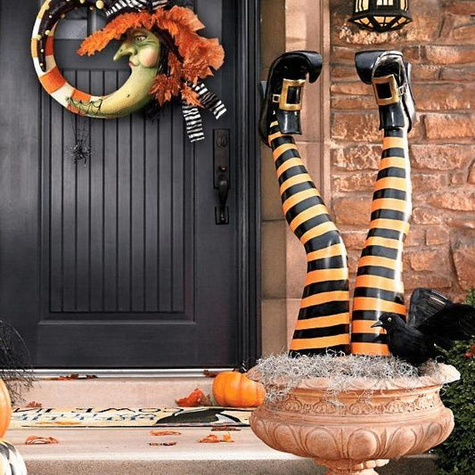 WitchLegs | Funny Witch Legs for Garden & Entrance
