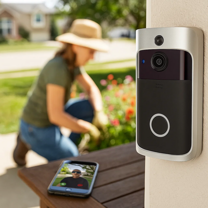 LuxGuard | Wireless Video Doorbell with Battery for Ultimate Security