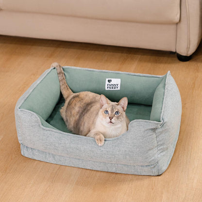 Luxe Feline | Cat Bed – Cozy Bolster for Ultimate Comfort 6