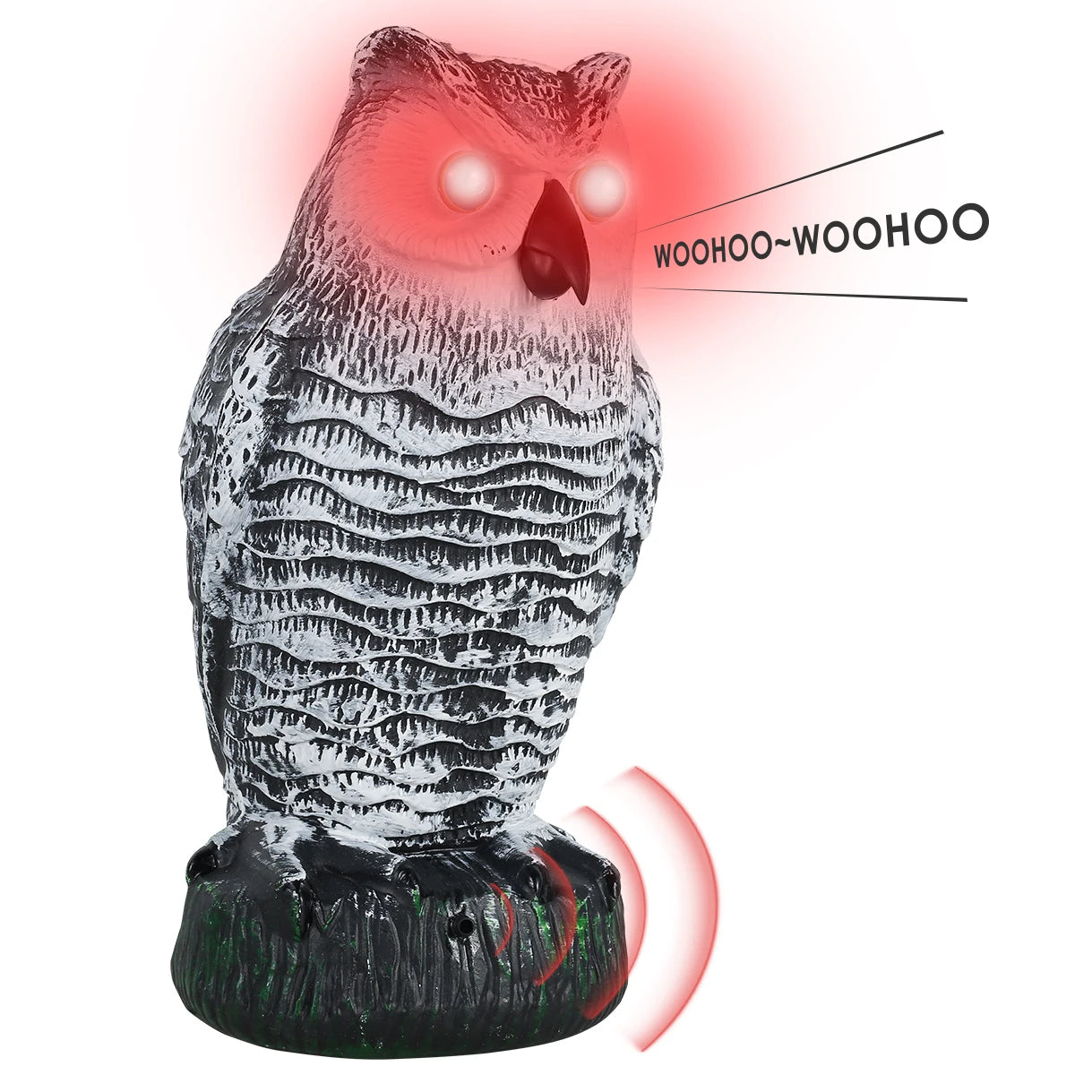 ScareOwl | Realistic Owl Decoy Bird Scarer