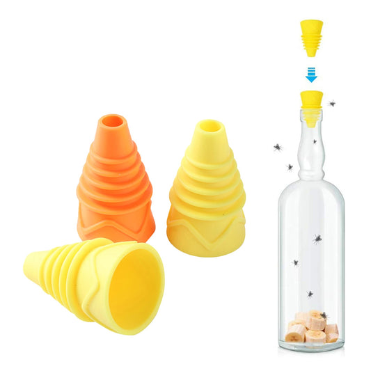 TrapTidy | Reusable Silicone Fruit Fly Trap Funnel