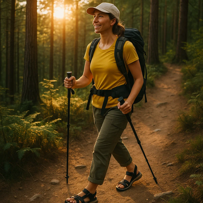 TrailComfort | Ergonomic Hiking Sandals Orthopedic Support for Comfort on All Terrains