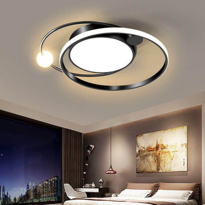 CircleLux | Nordic Round Circle LED Ceiling Light Flush Mounted
