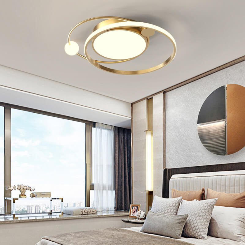 CircleLux | Nordic Round Circle LED Ceiling Light Flush Mounted