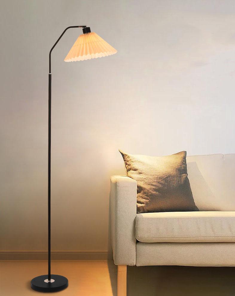 VibeLight | Minimalist Fabric Folded Lamp 1-Light Floor Lamp